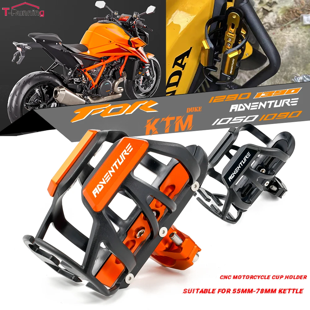 

For KTM 1290 1390 790 890 1050 ADVENTURE 1290 SAS Super Adventure 990 SUPERMOTO Motorbike Beverage Water Bottle Drink Cup Holder