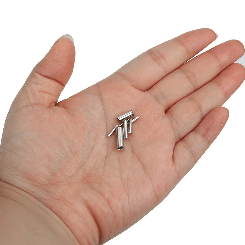 1950pcs Tube Type Bare Terminal Set Boxed Cold Pressed Wiring Connecting Pressure Wire for Electrical Projects