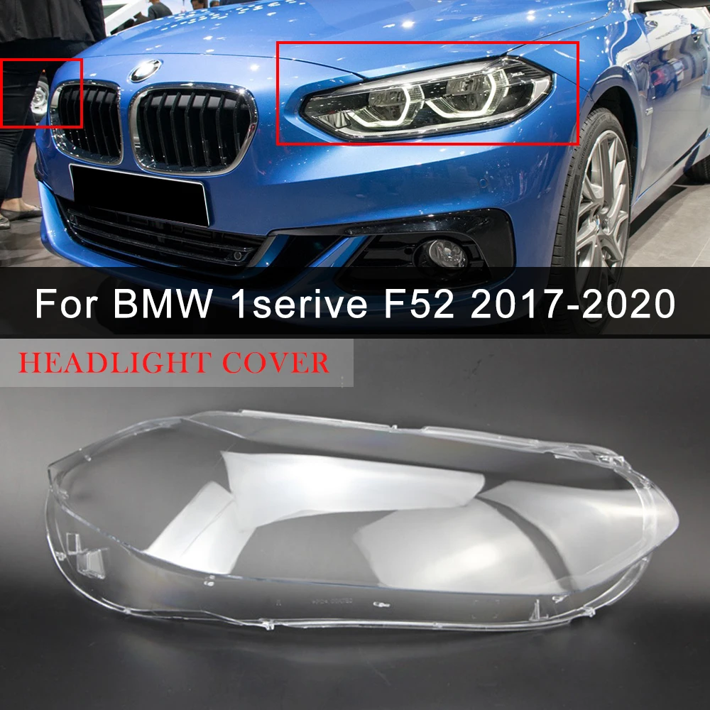 

Car Headlight Cover Replacement Light Glass Shell For BMW 1 Series F52 2017 2018 2019 2020 Lampshade Lens Cover Car Accessoires