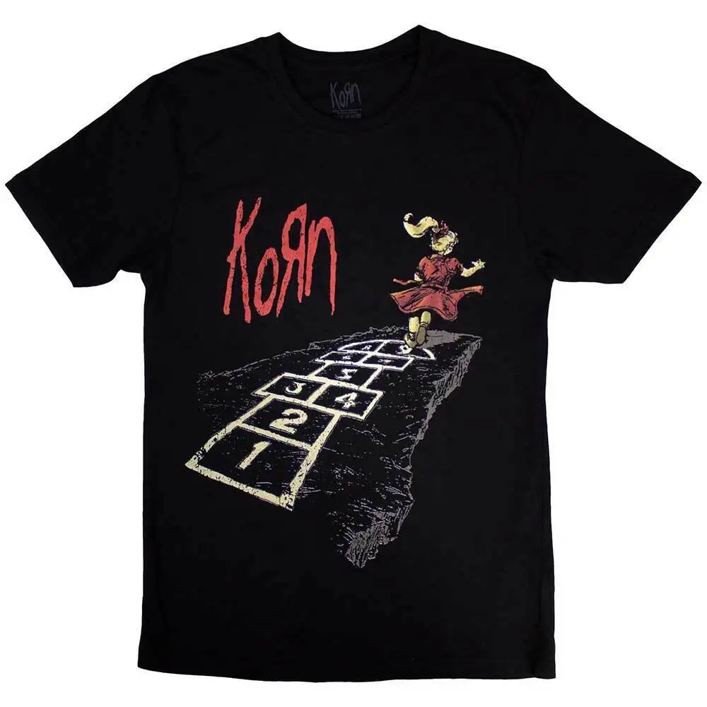 

Korn Follow The Leader Hopscotch Black T-Shirt NEW OFFICIAL