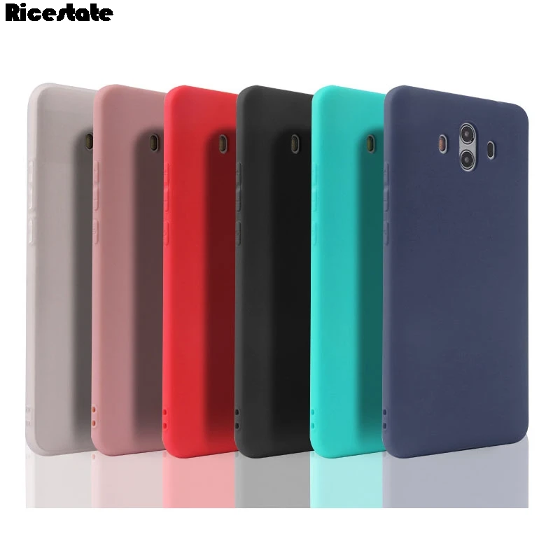 Huawei Mate 10 series Mate 10 Pro / Mate 10 Lite Matte solid color Case For Huawei Mate10 Back Cover Protect Skin Silicon case