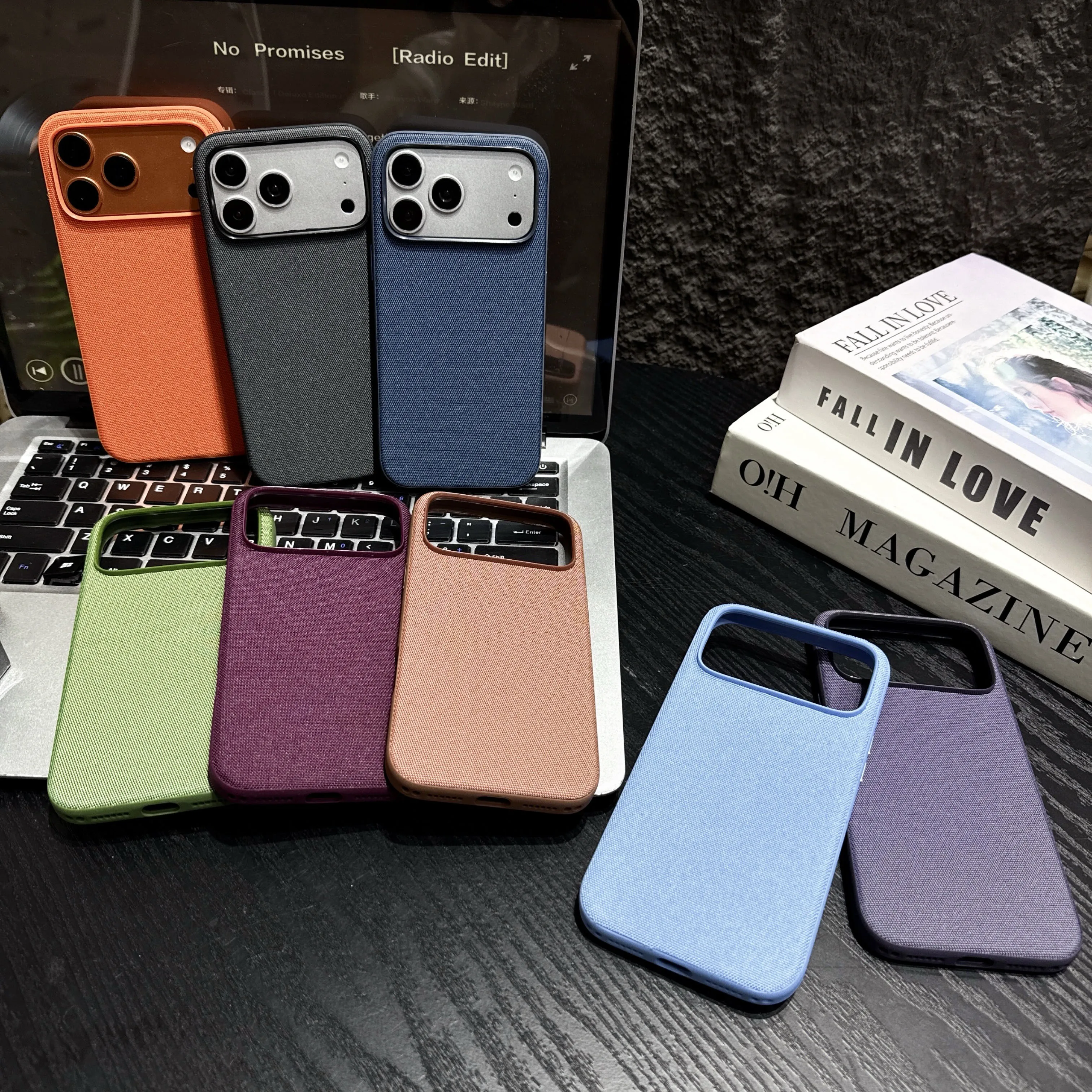 Tech Woven Hülle für iPhone 18 17 Air 16 15 14 13 Pro Max für MagSafe Magnetisches Kabelloses Laden Stoßfeste Schutzhülle – Detail 1
