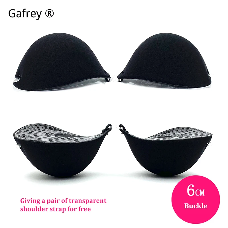 Gafrey 6cm Thickened Chest Sticker 2.5cm Thick Invisible Bra Flat Chest Display Big Silicone Breast Sticker For Bridal Wedding