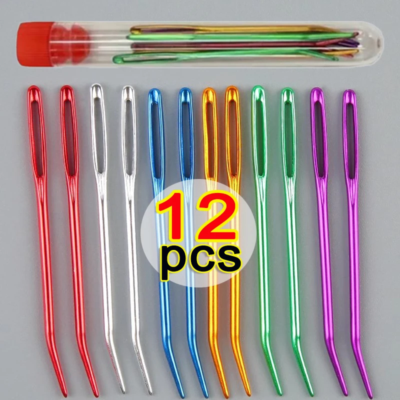 

Knitting Crochet Set with Yarn Needles Weaving Needles Tapestry Needl Bent Needl for Crochet Large Eye Darning Needles