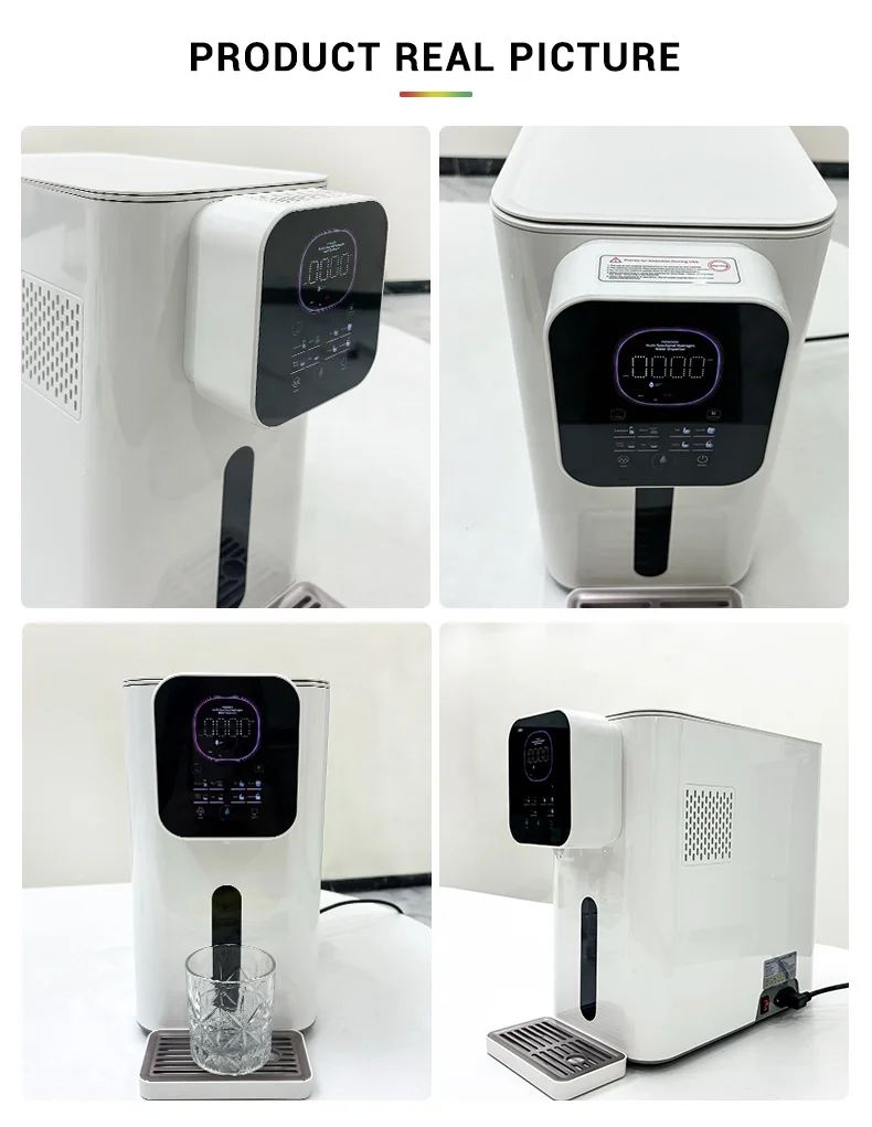 Newest Desktop Hydrogen RO Water Dispenser Automatic Instant Cold And Hot Hydrogen Water Dispenser Machine