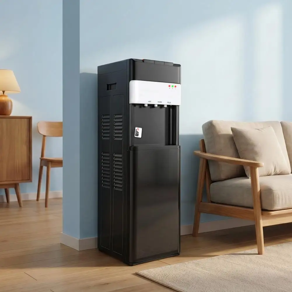 Bottom-Loading Water Dispenser with 3 Temperature Settings Safety Lock & Empty Bottle Alert,Fast Heating Cooling Water Dispenser