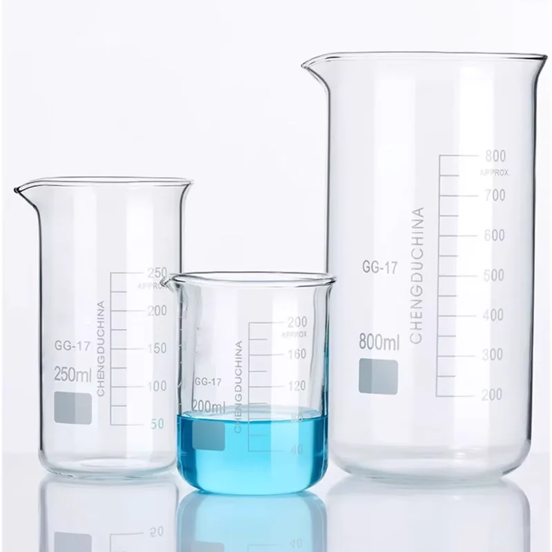 

Glass high -type cup resistant high temperature chemical experimental equipment quantity cup band scale