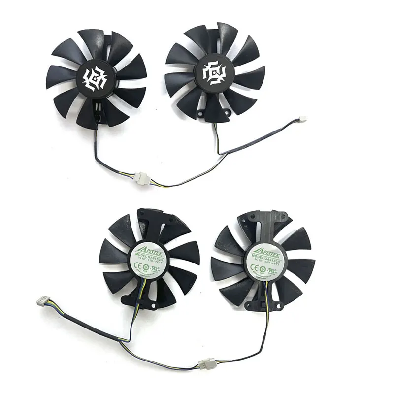 New For ZOTAC GeForce GTX1060 1050 1050ti X-GAMING OC Graphics Card Replacement Fan GA91S2U GFY09010E12SPA