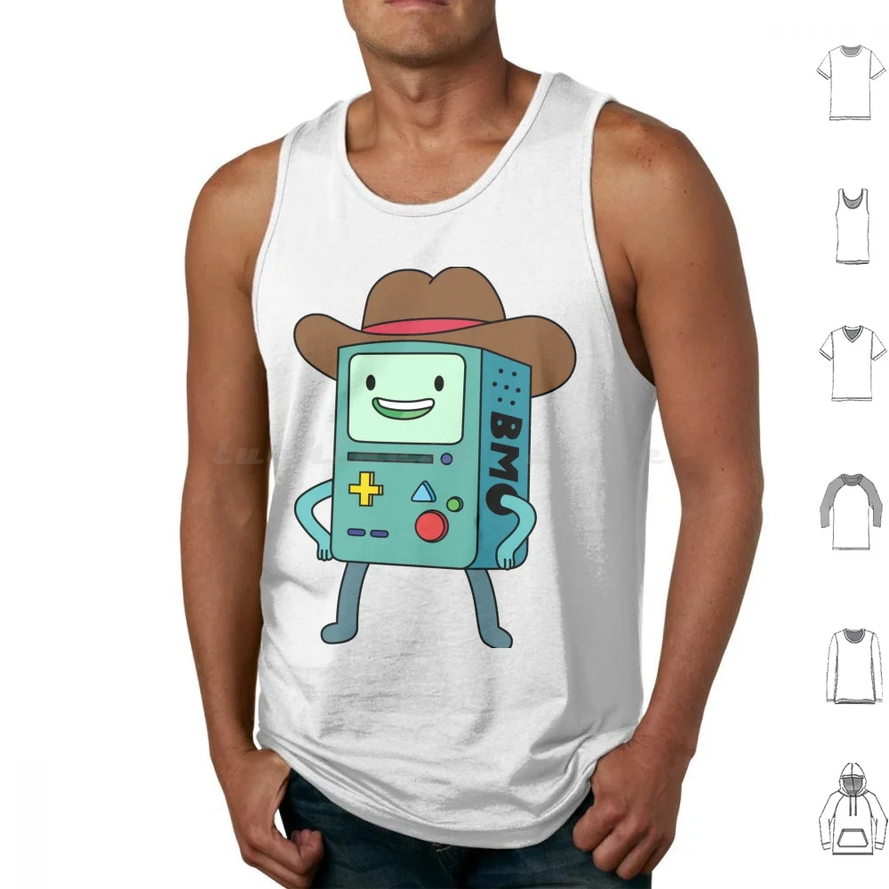 Bmo Tank Tops Vest Sleeveless Adventuretime Bmo Distant Lands Adventure Time Distant Lands Gamer Game Game Life Cute