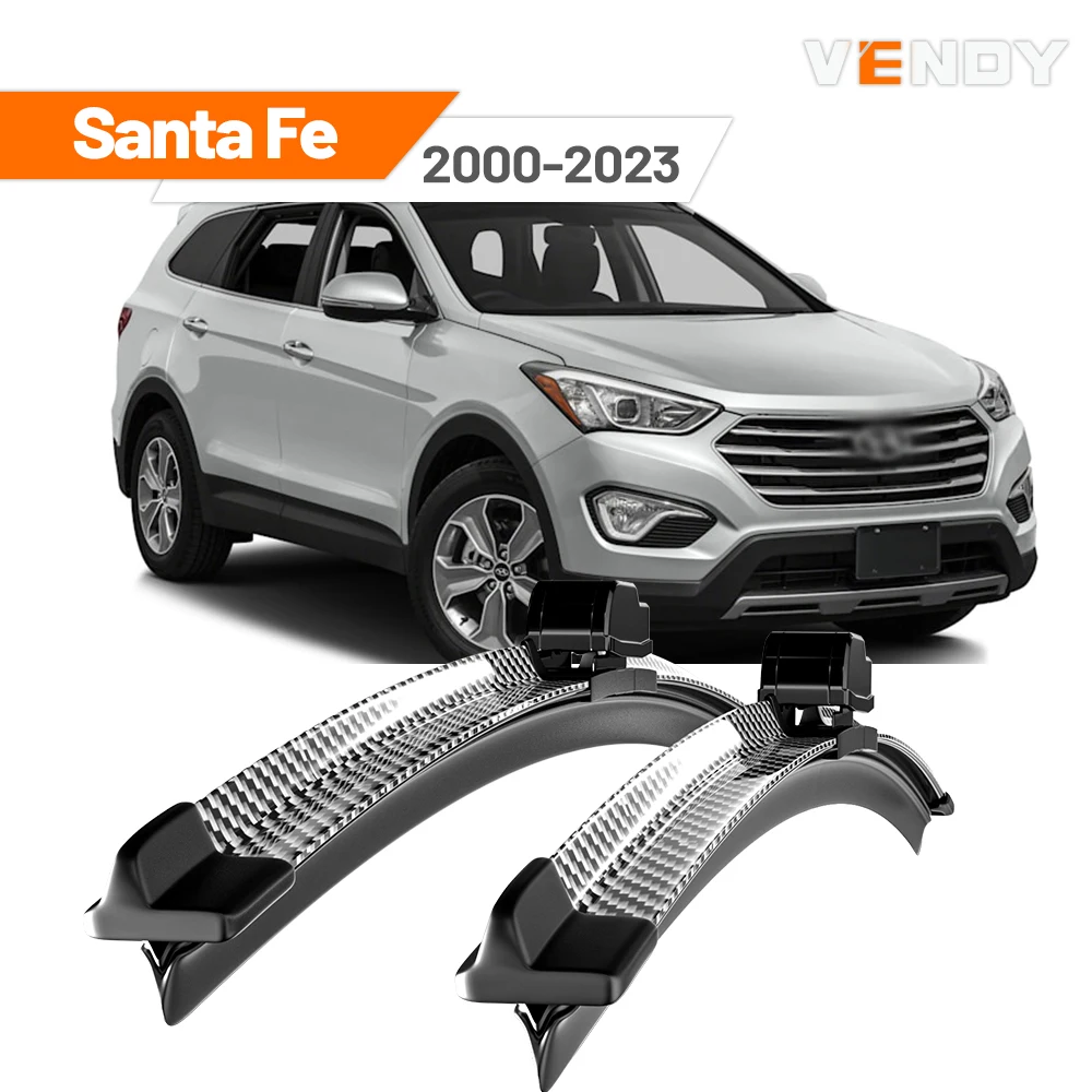 Für Hyundai Santa Fe 2000-2023 Sport XL 2006 2007 2008 2012 2013 2017 2018 2 stücke Frontscheibe Wischer klingen Scheibenwischer