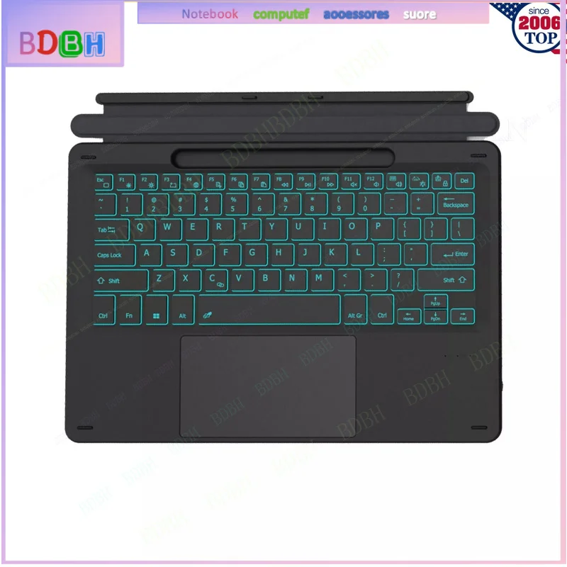 Teclado Bluetooth Inalámbrico Retroiluminado Delgado para Microsoft Surface Pro 11 10 9 8 X