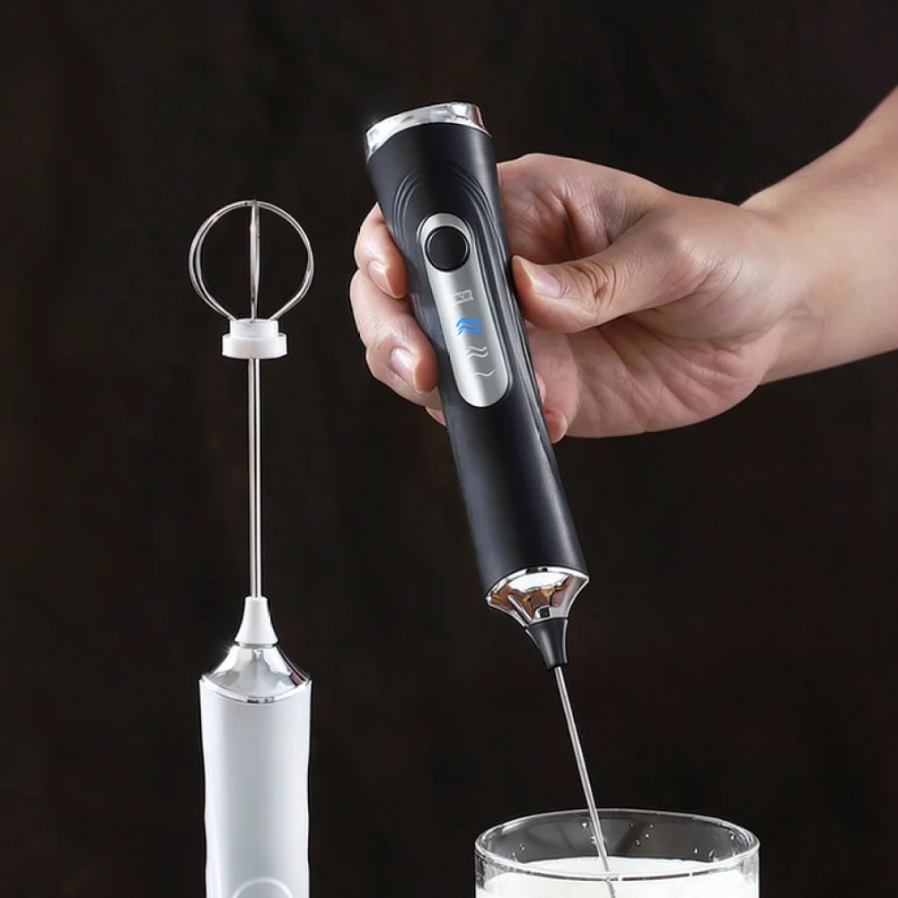 Handheld Electric Milk Frother Portable Coffee Foam Maker Kitchen Drink Mixer Whisk For Cappuccino Latte Egg Beater Tool