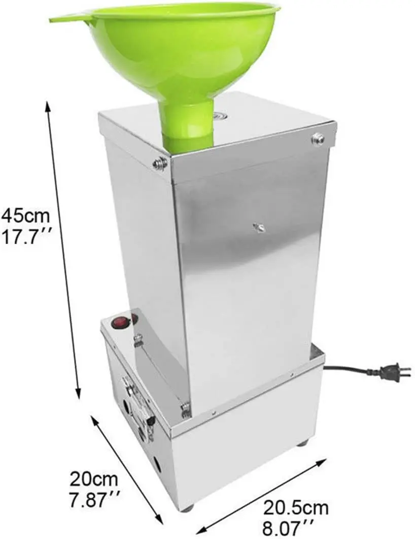 110 فولت مقشرة الثوم الكهربائية التجارية آلة تقشير الثوم فاصل مزيل قشر الفولاذ المقاوم للصدأ للمطاعم والمنزل