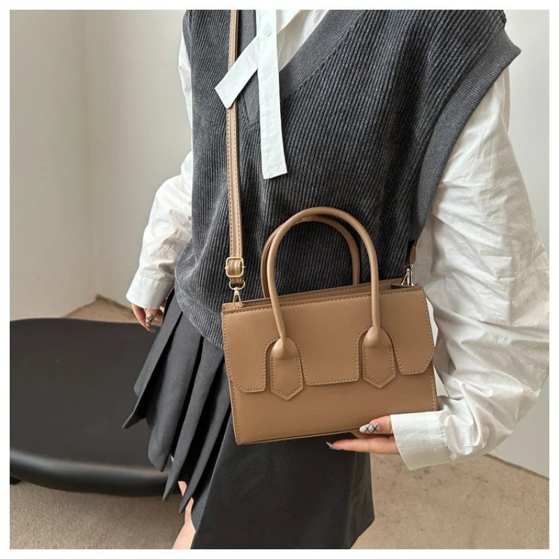 

Известный дизайнер Элегантная кожаная женская сумка Элитный бренд Модная классическая винтажная сумка для повседневного использования ​