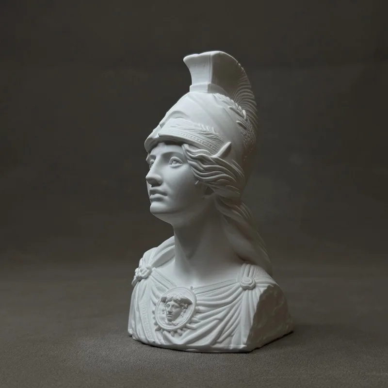 Nordic Athena Muse Plaster Statue Ornaments Living Room Porch Wine Cabinet Desktop Character Furnishings Crafts Gifts Decoration