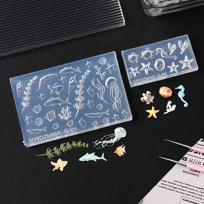 Nail art Weiche Silikon Form Shell Conch Formen 3D Silikon Geschnitzt Ozean Stil DIY Nagel Design Vorlage Nagel Zubehör Für Salon