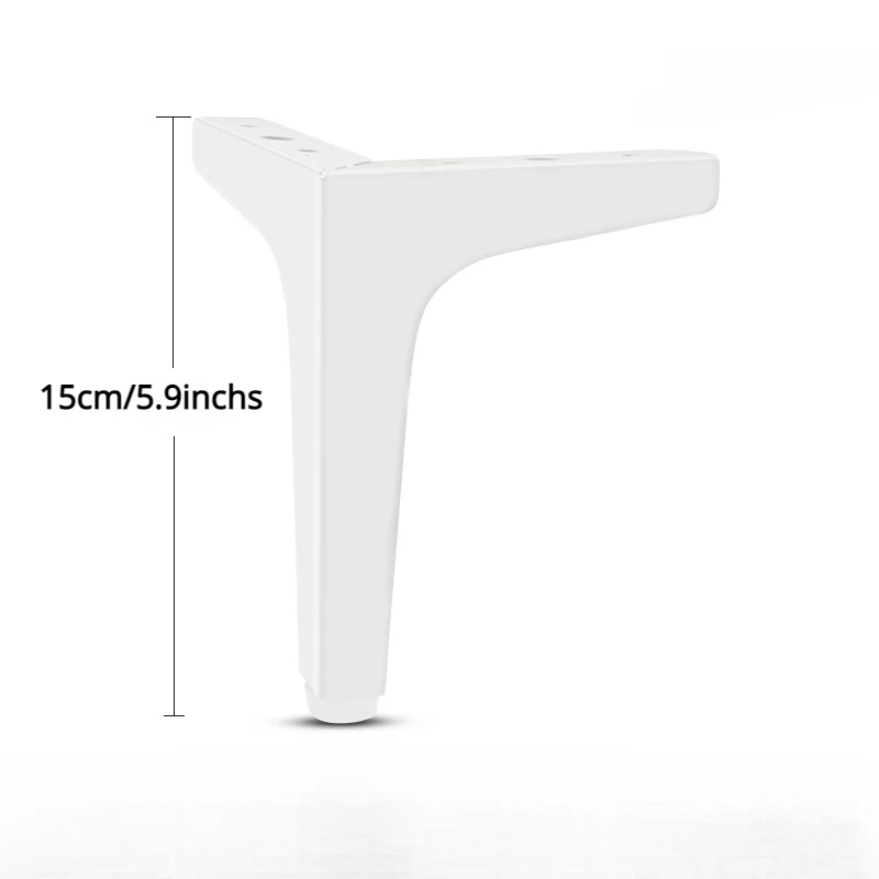 4pcs 15cm Modern Luxury Sofa Hardware Y Shape Design Replacement Furniture Legs Good Quality Bed Sofa Feet Bedside Coffee Tables