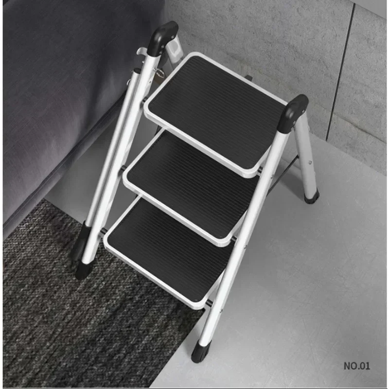 Indoor Folding Ladder with Handrail MultiFunctional Thickened Step Stool for Home Access and Safety Sturdy and Reliable Enhanced