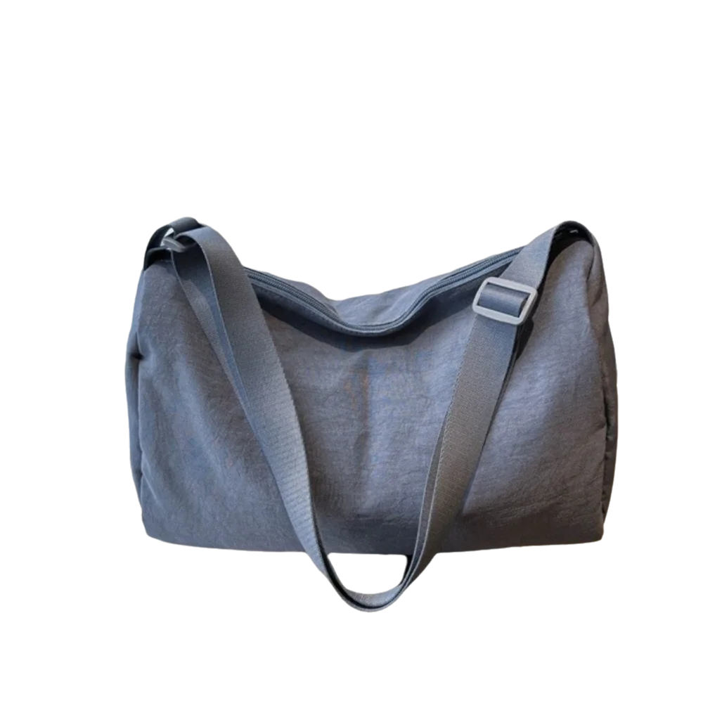 

Japanese Style Versatile Shoulder Bag Solid Color Large Capacity Simple Crossbody Bag Lightweight Harajuku Canvas Pillow Bag