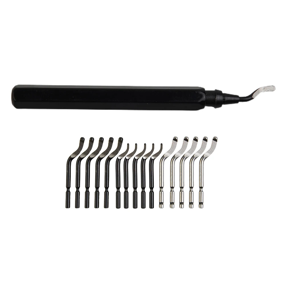 16pcs/set Hand Burr Trimming RB1000 BS1010 BS1018 BK3010 Edge Scraper Pipe Trimmer Plastic Metal Wood Deburring Tools
