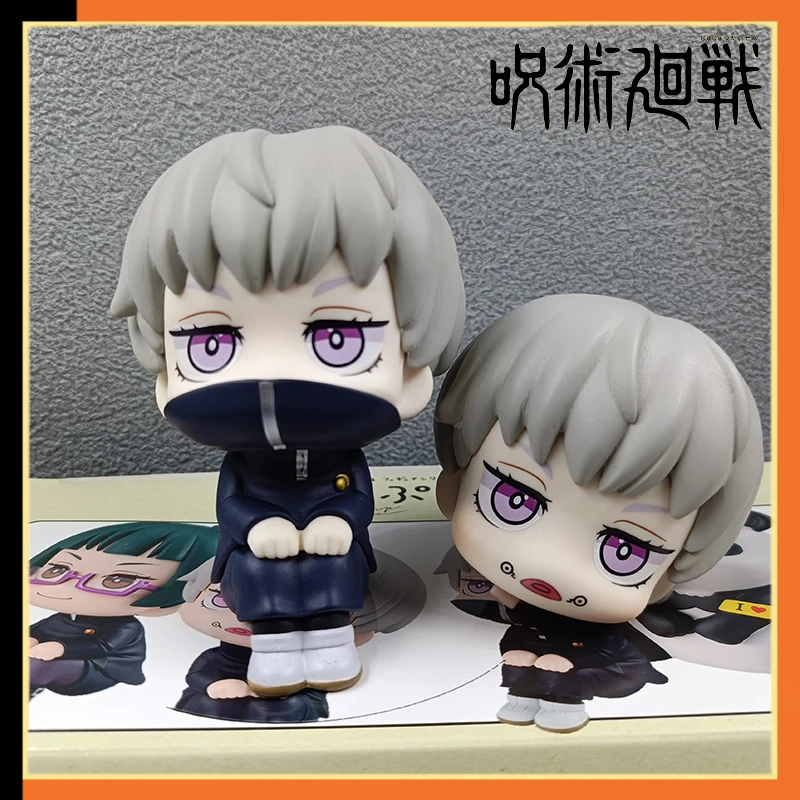 10ซม. Q-Version jujutsu Kaisen มองขึ้นรูปปั้นพีวีซี suguru GTO & gojo Satoru Kosen ver. ของขวัญของเล่นรูปปั้นหุ่นอะนิเมะ