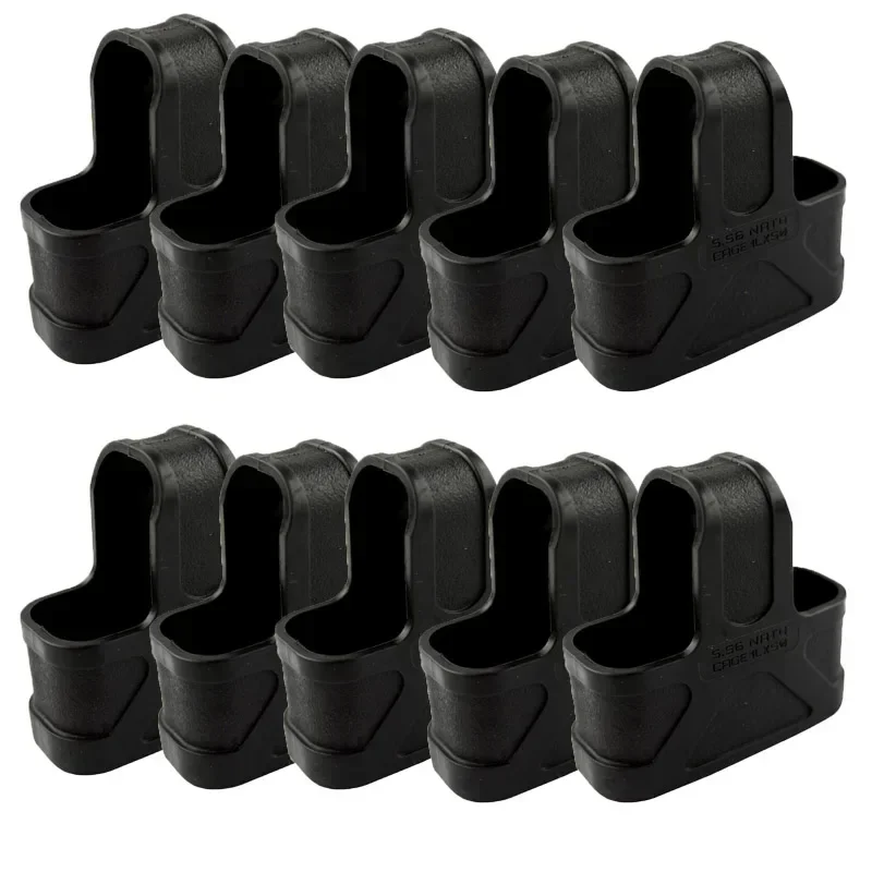 10pcs 5.56 NATO Rubber Fast Mag Cage Loops Glove Holster M4/M16 Magazine Assist Sleeve Cover Toy Gun Accessories
