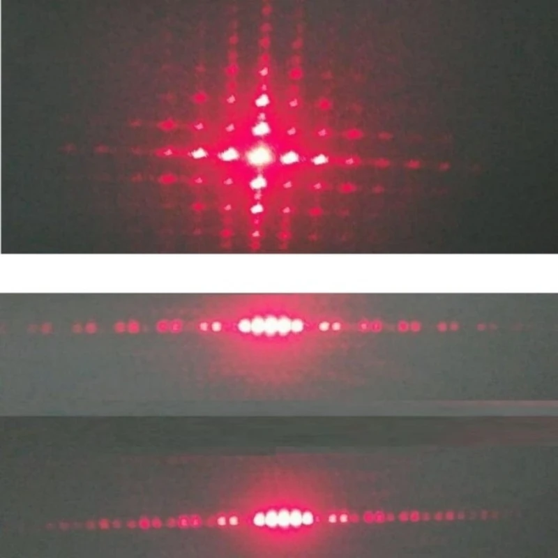 5 PCS 50X50mm Interference Diffraction Grating Set Single Double Triple Slit Round Hole Grid Optical Experimental Instrument