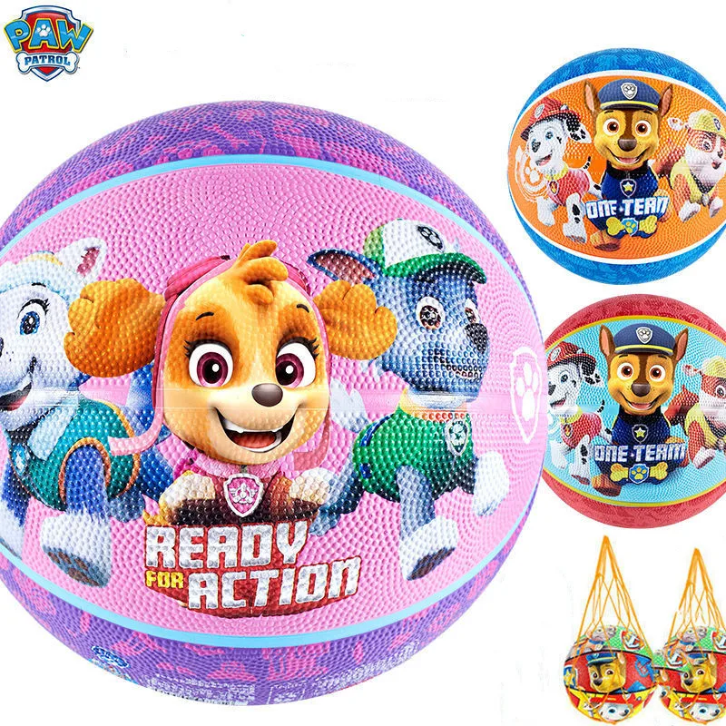 Paw Patrol Anime Play Ball Football Basketball Baby Soccer Ball Chase Skye Marshall Rubble Rocky Leather Outdoor Indoor Toy Ball