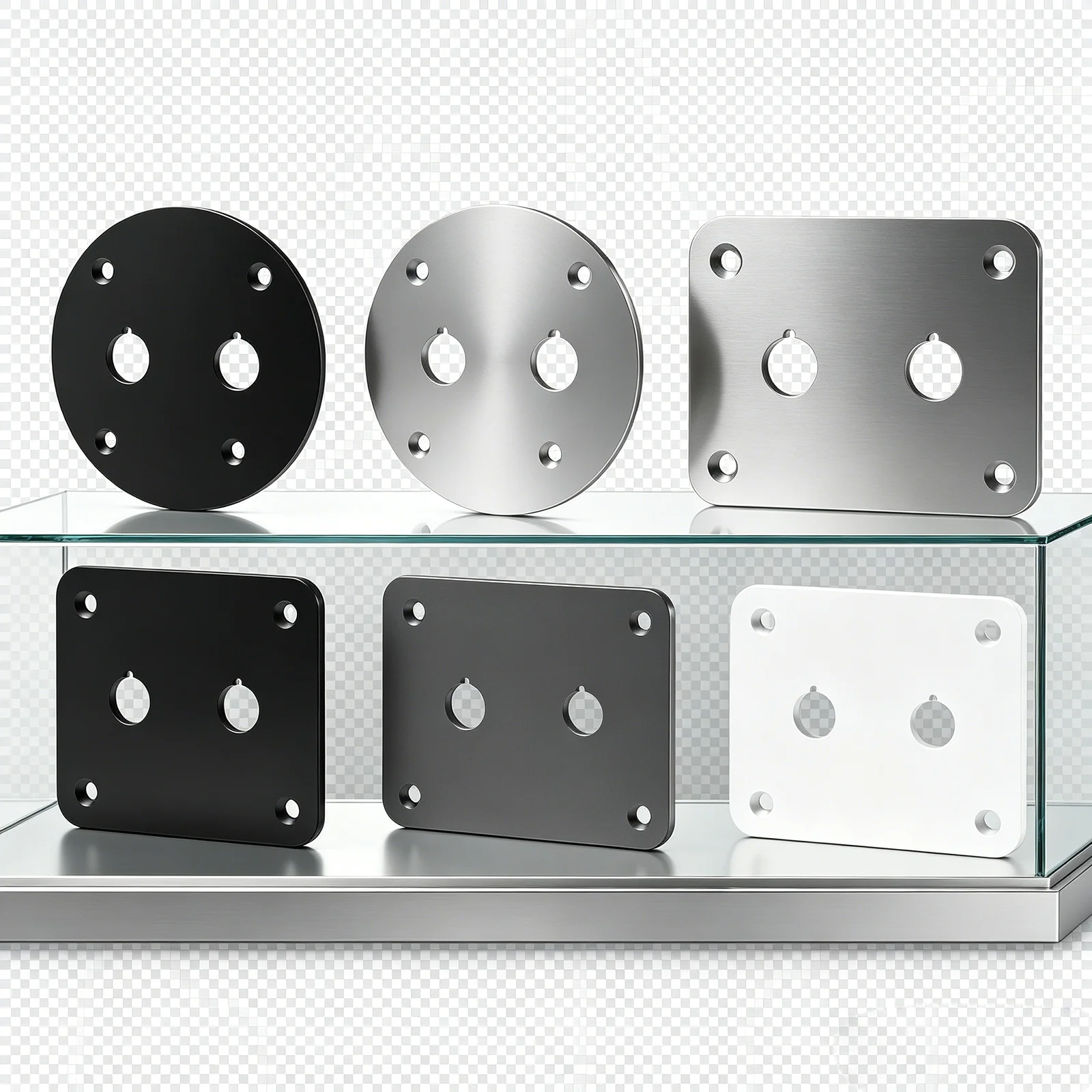 High-Fi Binding Post Faceplate Type Banana Female Wall Plug Hifi Y Socket Acoustic Terminals Speaker Audio Aluminium Alloy Panel