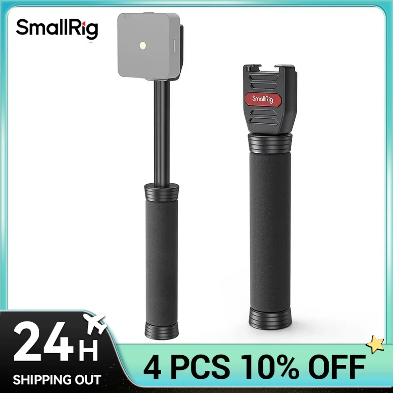 SmallRig Interview Microphone Handle Wireless Go Handheld Adapter for RODE Wireless Go 3182