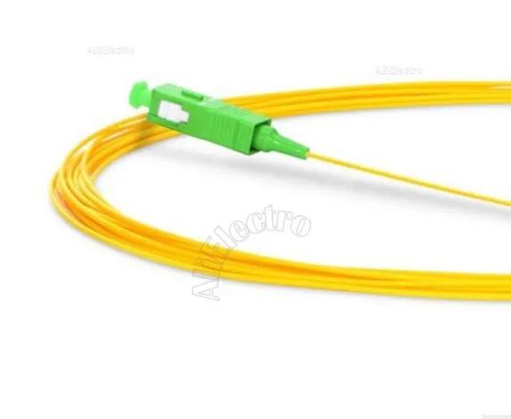 0.9Mm SC APC Singlemode SM Fiber Optic Pigtails Optical Fiber Connector 1M 1.5M 2M X50pcs Lot