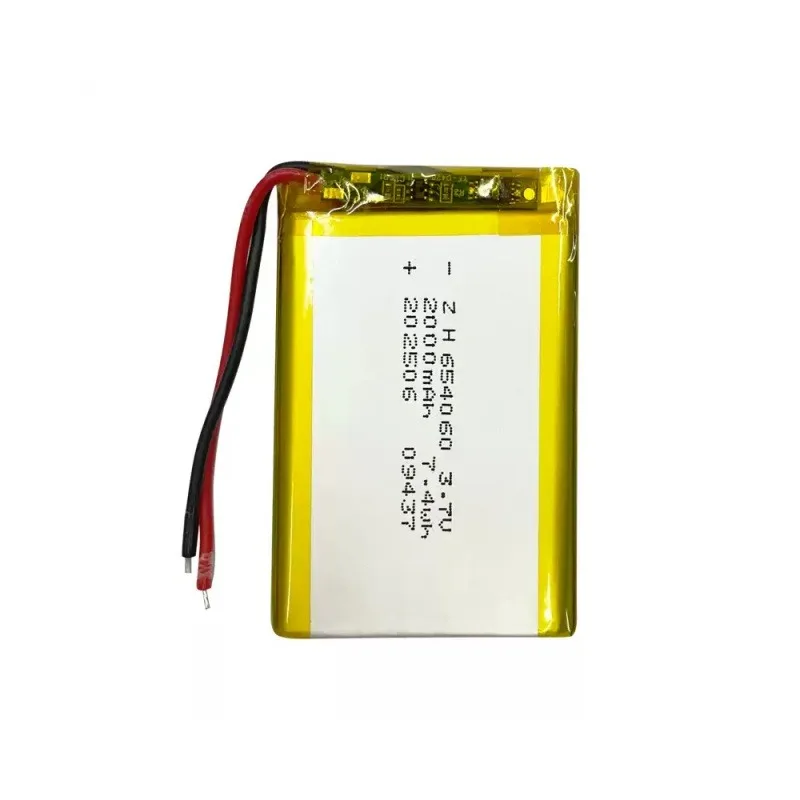 654060 polymer battery 2000mah 3.7v massager beauty instrument driving recorder lithium battery