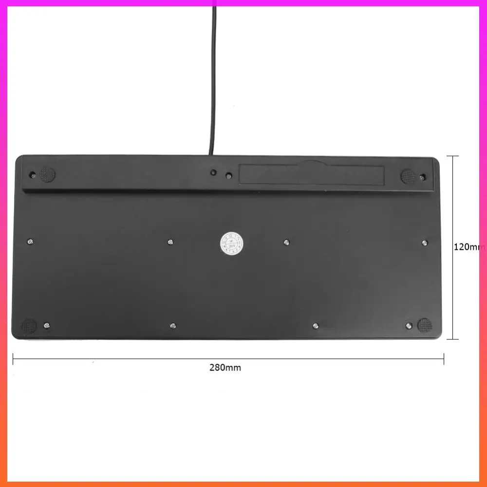 Keyboard Classic Delicate K1000 Super Slim USB Mini Multimedia Wired Keyboard 78 Keys Kaypad for Notebook