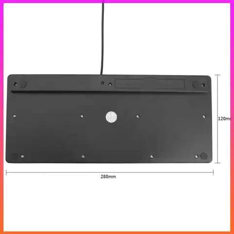 Keyboard Classic Delicate K1000 Super Slim USB Mini Multimedia Wired Keyboard 78 Keys Kaypad for Notebook