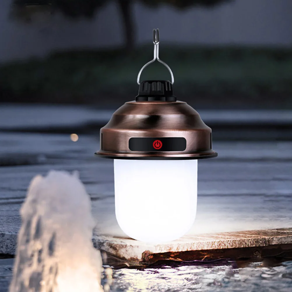 

1Pcs Rechargeable LED Camping Lamp Portable Tent Light Super Bright Outdoor Lantern for Mountaineering Emergency