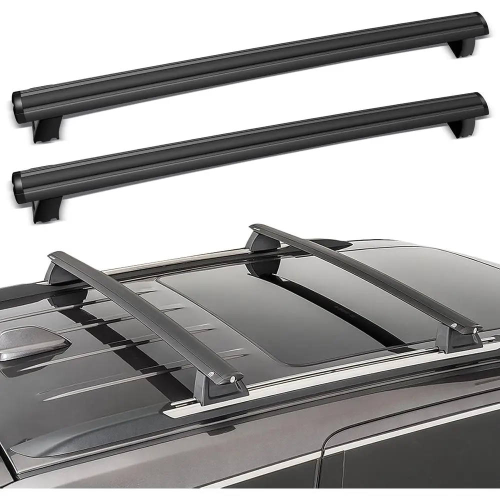 

Поперечины багажника на крышу подходят для Grand Cherokee 2011-2021 с рифлеными боковыми направляющими, багажник для каяка, перекладина для багажа на крыше, Max Lo