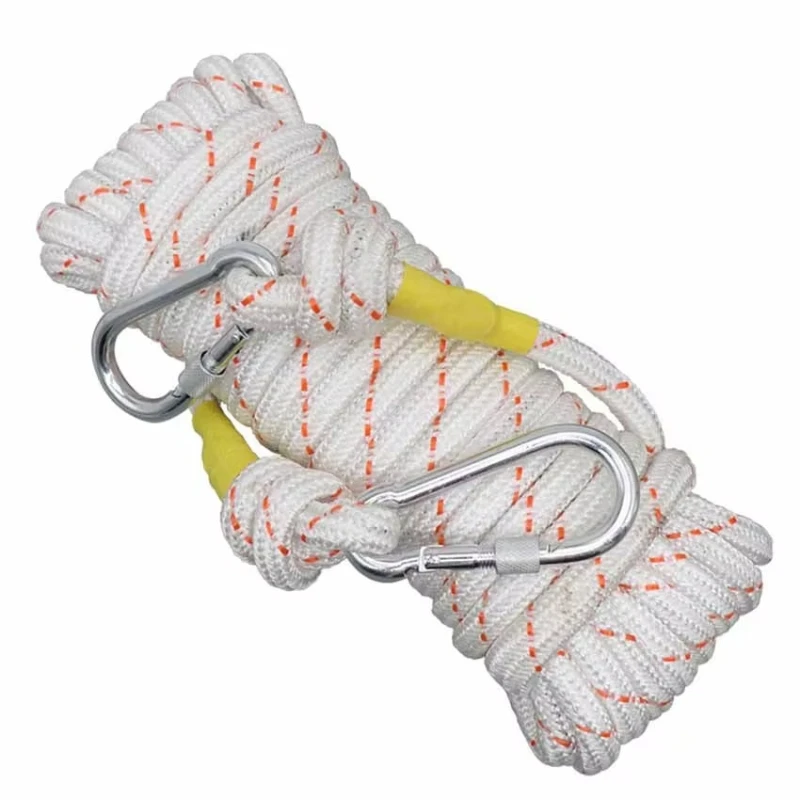Factory steel wire safety rope high altitude slow descent emergency escape high altitude escape auxiliary protection rope