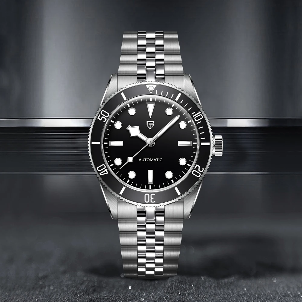 PAGANI DESIGN BB58 Retro Men's Watches Luxury Automatic Watch For Men Mechanical Wristwatch NH35 Luminous AR Sapphire Clock Gift