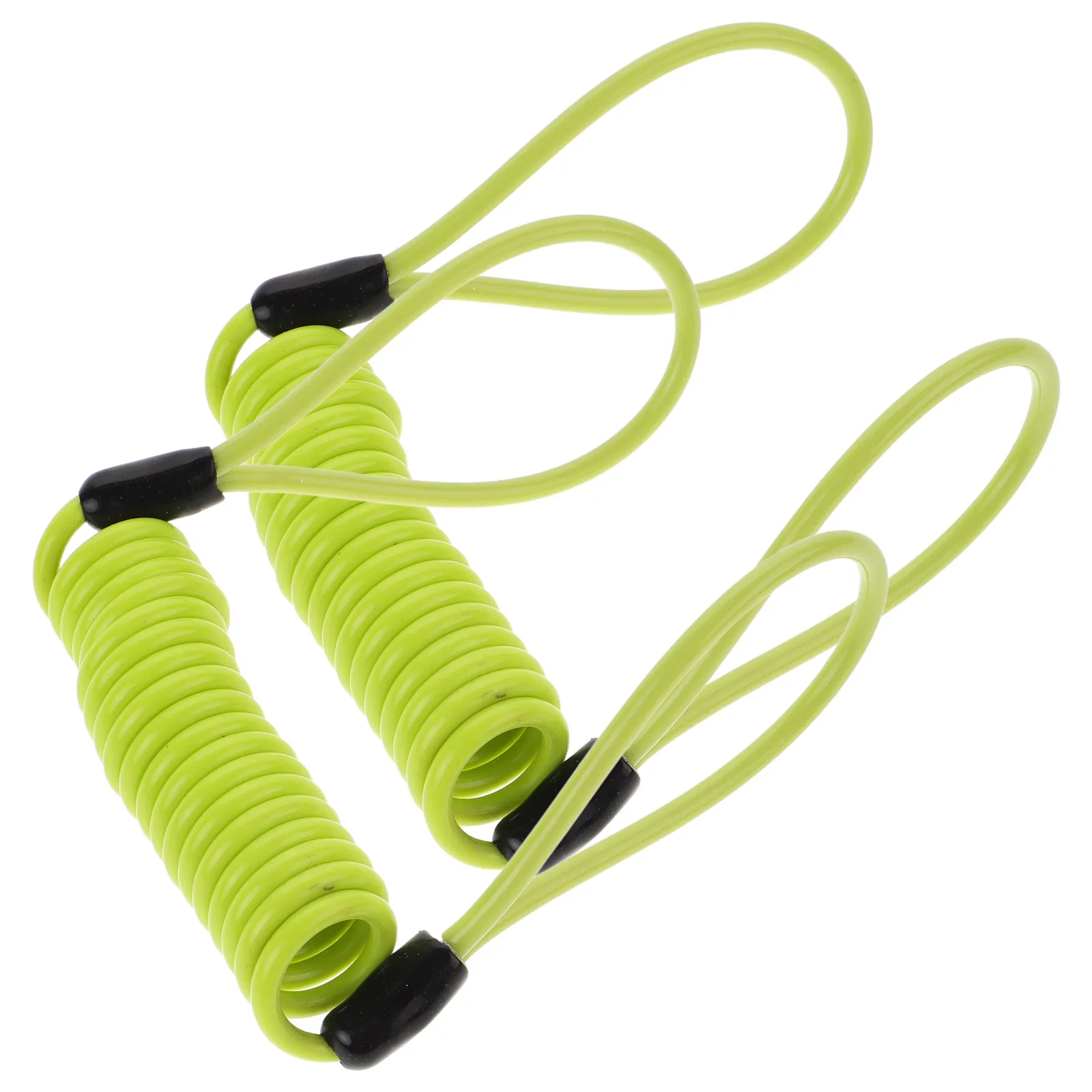 

2Pcs Disc Brake Cable for Bike Scooter Motorcycles Heavy Duty Spring Steel Wire Rope Lock Vibrant Design Theft Deterrent Long