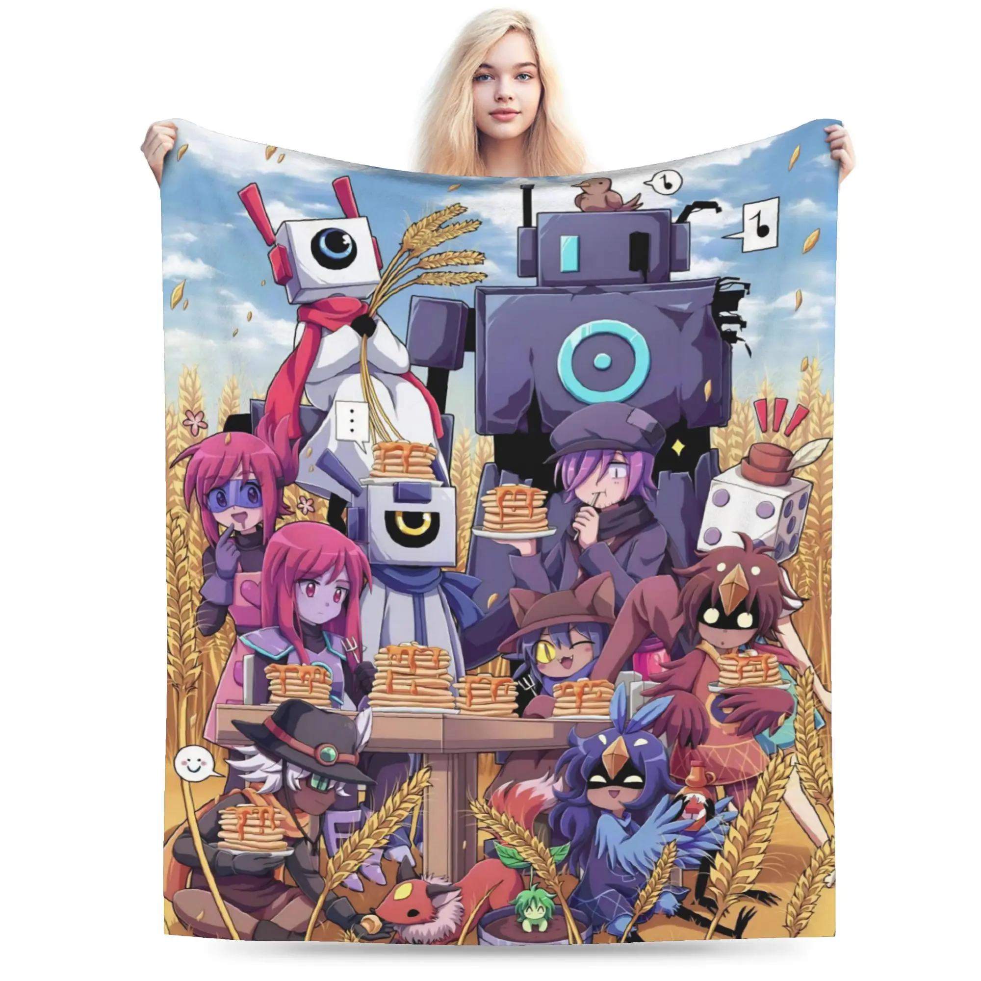 OneShots Niko Merch Blanket Warm Cozy Fluffy  Throw Blankets for Couch 50x60 Inches Multi-size Bedspread