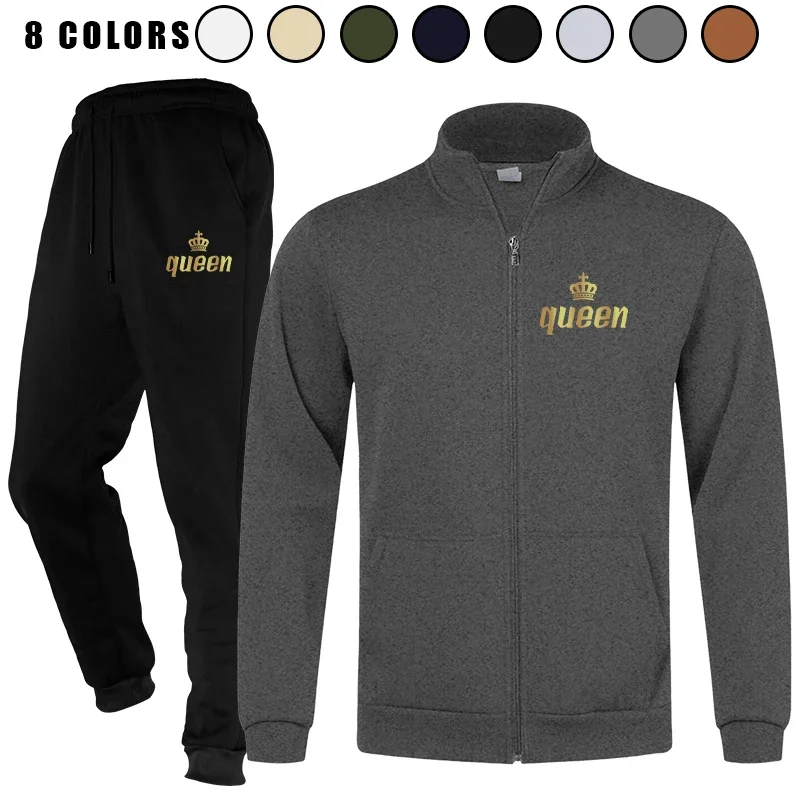 

Men's 2 Piece Long Sleeve Casual Full Zip Jogging Sets Tracksuits Athletic Outfits Sweatsuits Sportswear