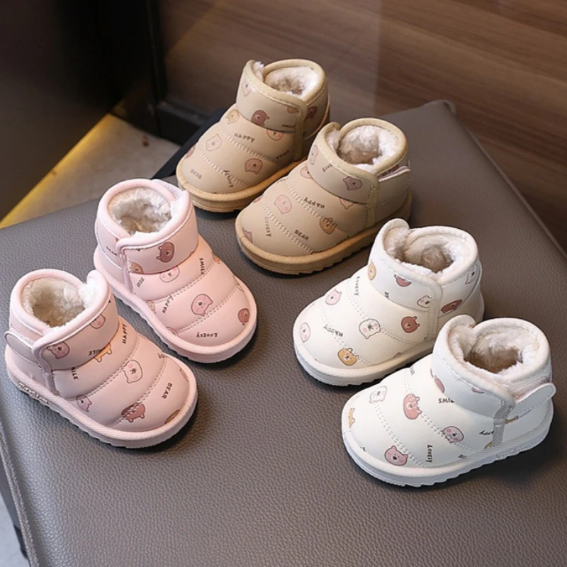 

Winter Child Casual Boots 2025 New Retro Children's Flat Breathable Boot Simple Girls Fashion Boots Child Anti Slip Short Boots