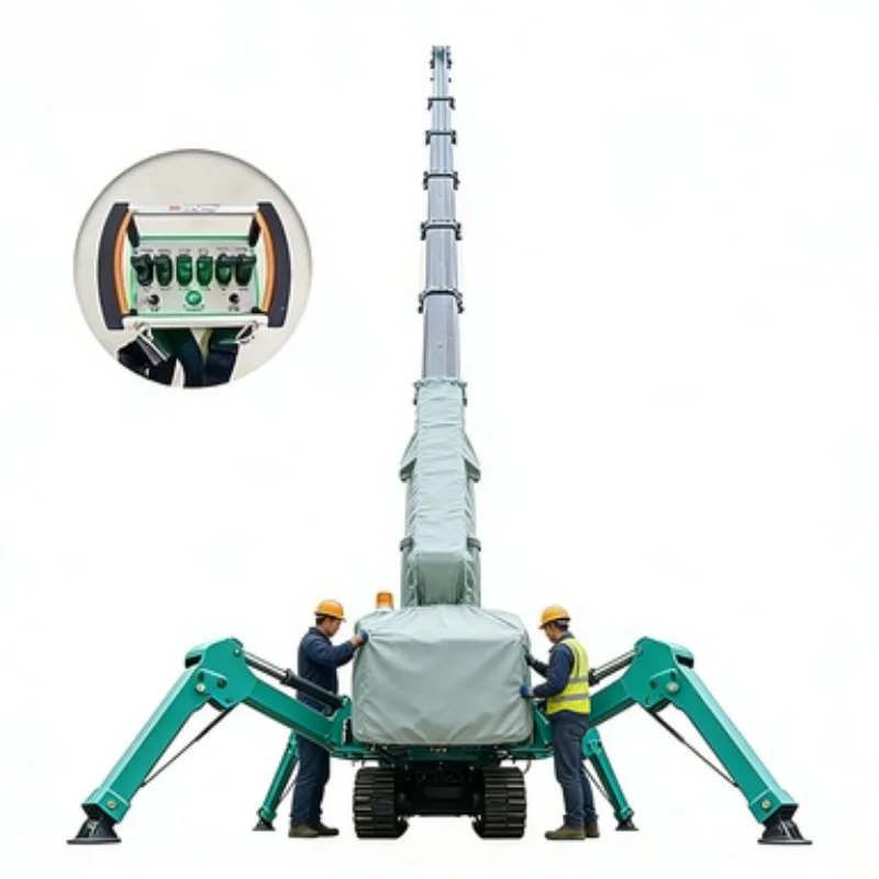 8T Industrial Spider Crane with Bespoke Boom: High Torque Brand Engine & Direct Factory Pricing