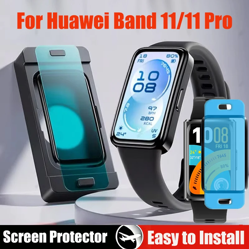 Easy Install Kit Film For Huawei Band 11 11Pro Screen Protector Film Flexible Protective Film For Huawei Band 11 Pro Accessories