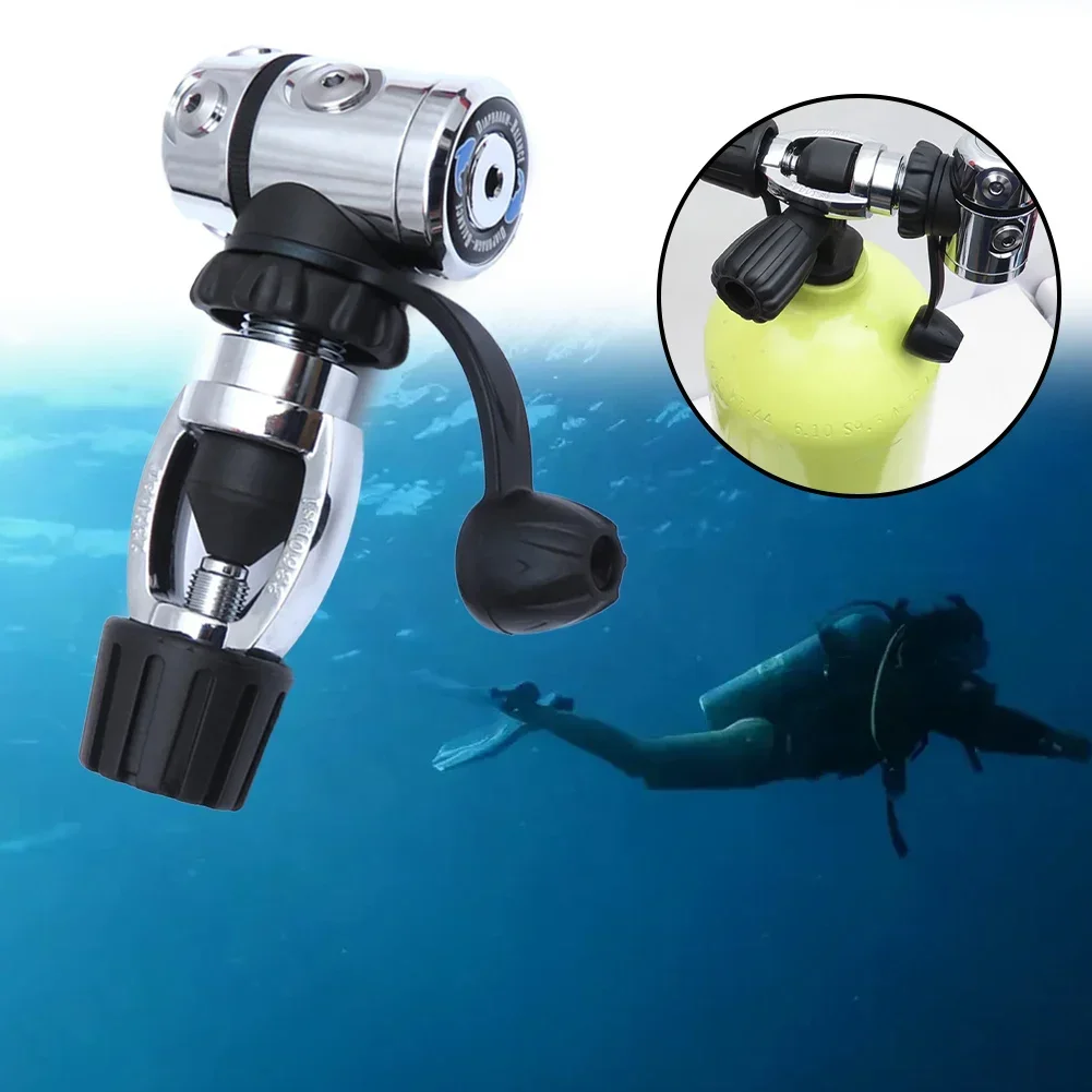 

Practical Brand New High Quality Snorkeling Equipment Scuba Adapter Diving Adapter 93.5*48.5mm Black Brass Din To Yoke