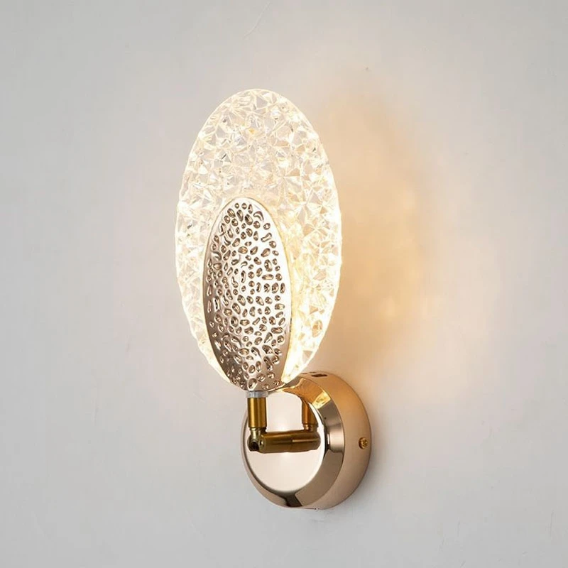Crystal LED Wall Lamp Nordic Indoor Lighting For Home Living Room Decoration Dining Tables Bedside Lamps Bedroom Bed Wall Light