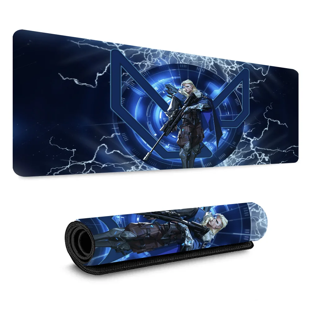 

Hot Game Valorant Jett Mouse Pad XXL 900x400mm Gaming Accessories Office Gamer Keyboard Desk Mat Laptop Large rubber Mouse pad