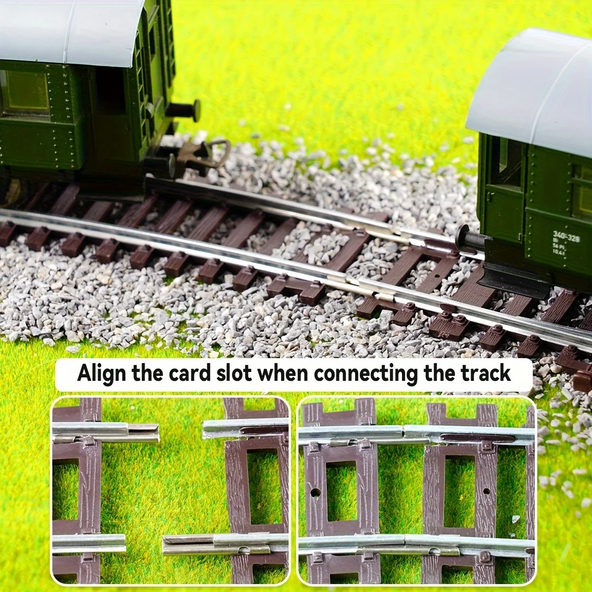 HO 1/87 Scale Curved Narrow Gauge Train Track, Copper Iron Railway Model, Exquisite Workmanship, Ideal for Adult & Teen Model Ra
