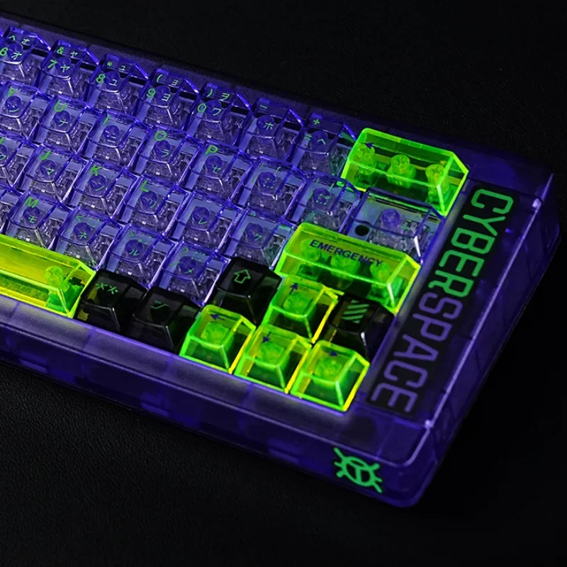 Imagem -06 - Mecha Keycap Eva No.1 Keycap pc Penetração Completa Conjunto Completo 171 Chave Alta Penetração Desgaste Cherry Profile Key Cap
