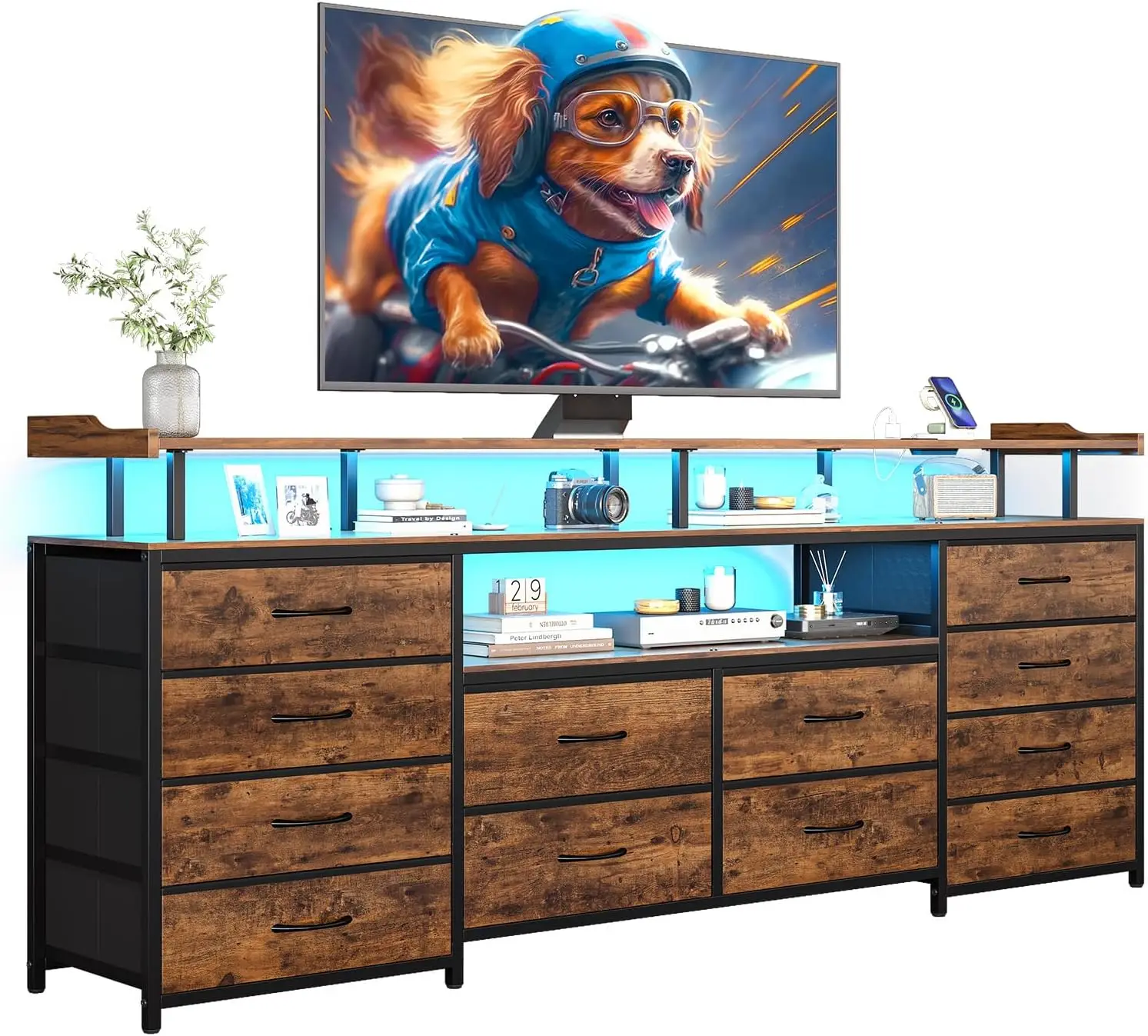 12-Drawer Tv Stand … - image